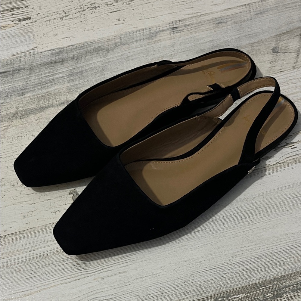 Sam Edelman Connell Black Slingback Flats Size 7.5 - Picture 4 of 9